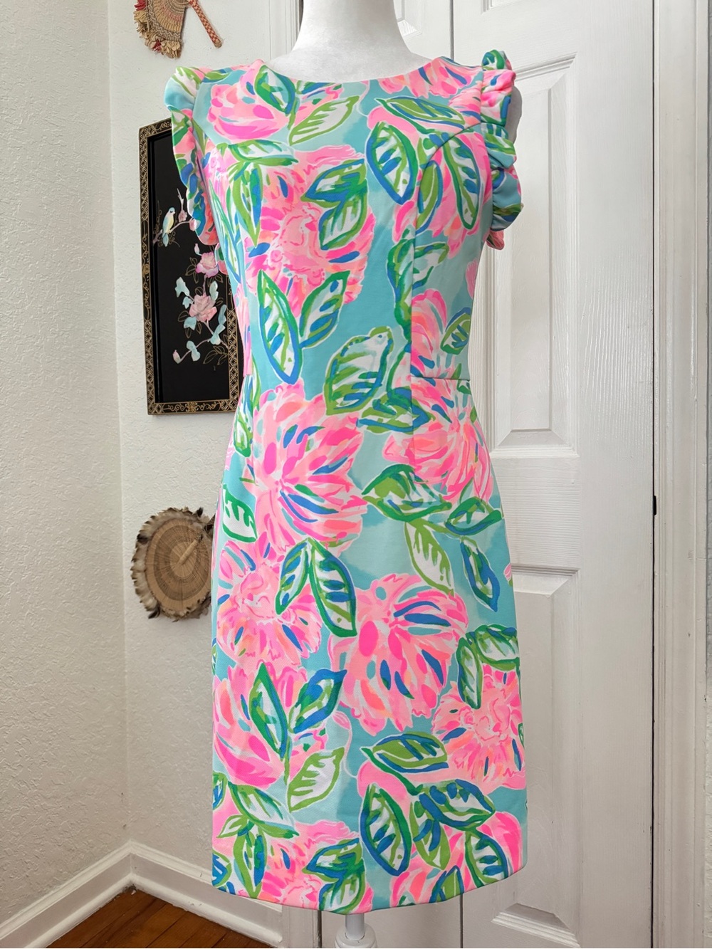 NWT Lilly Pulitzer Carmelisa Shift Dress Shift Dress Totally Blossom sz 4 $158